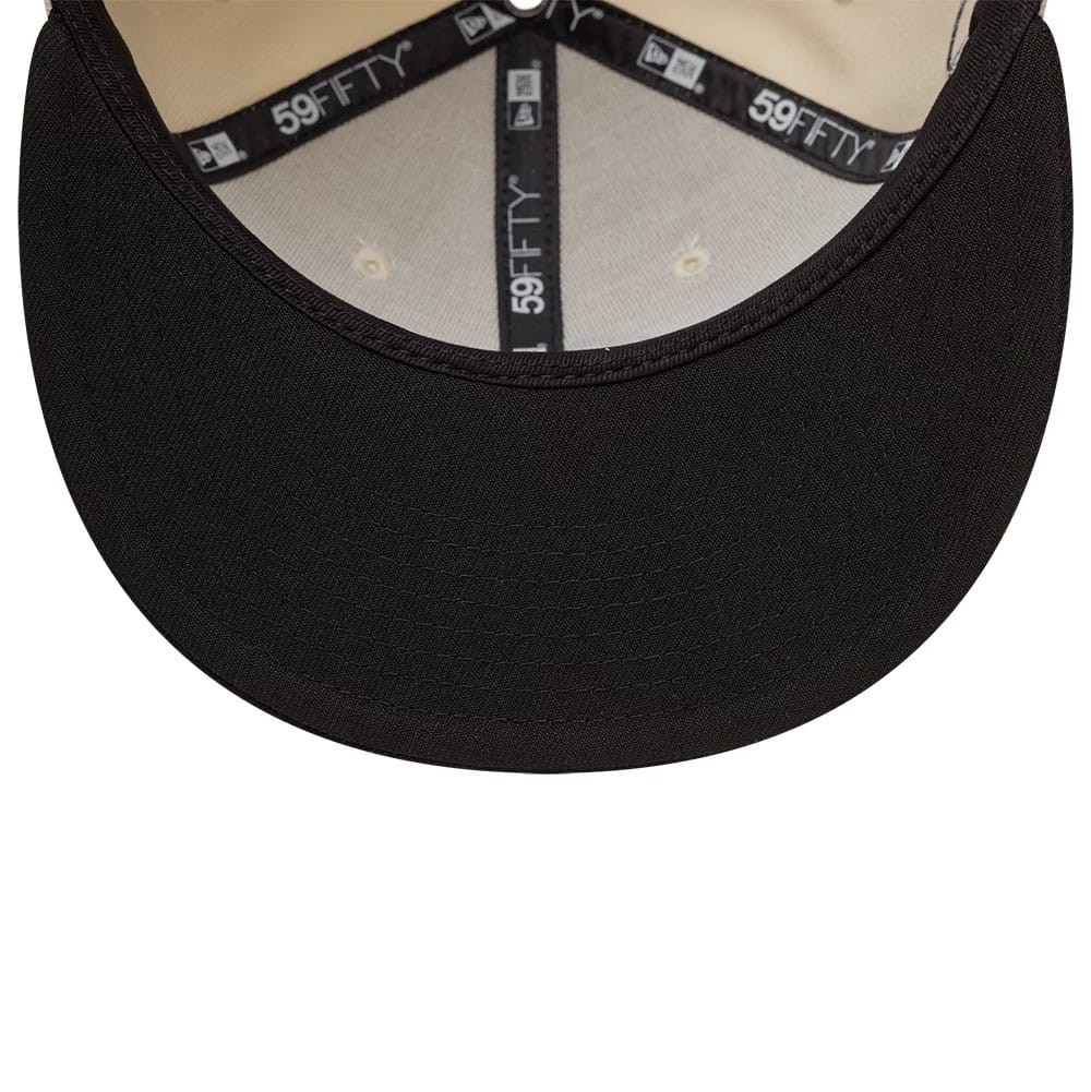 Chicago White Sox MLB Side Script Cream & Black 59FIFTY Fitted Cap