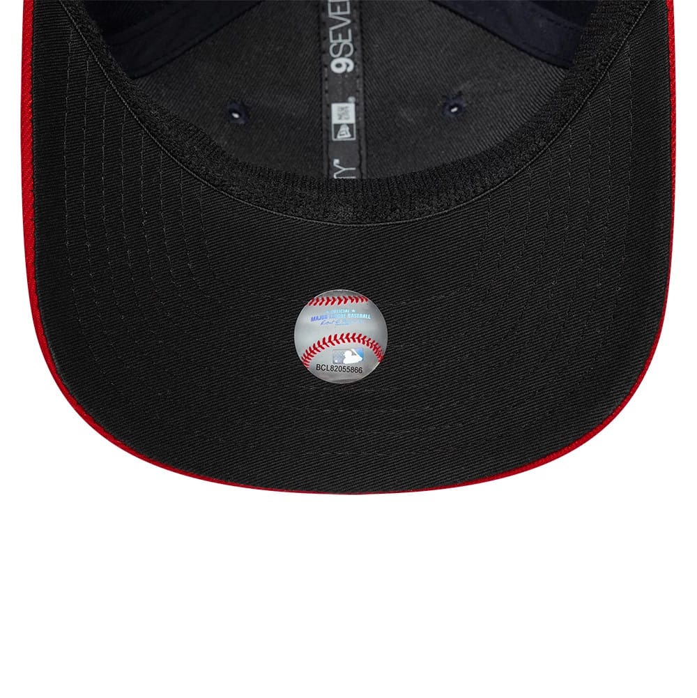 Atlanta Braves MLB Player Replica Navy 9SEVENTY Stretch Snap Adjustable Cap