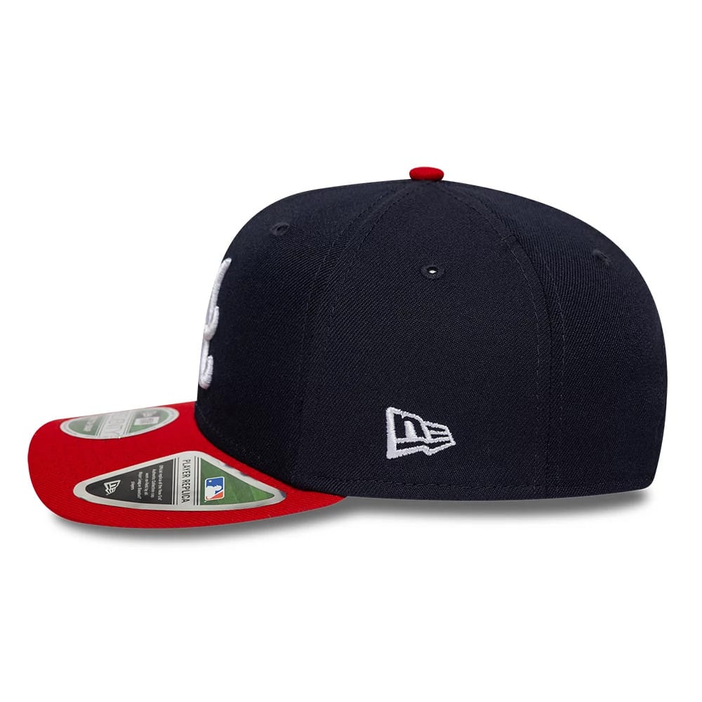 Atlanta Braves MLB Player Replica Navy 9SEVENTY Stretch Snap Adjustable Cap