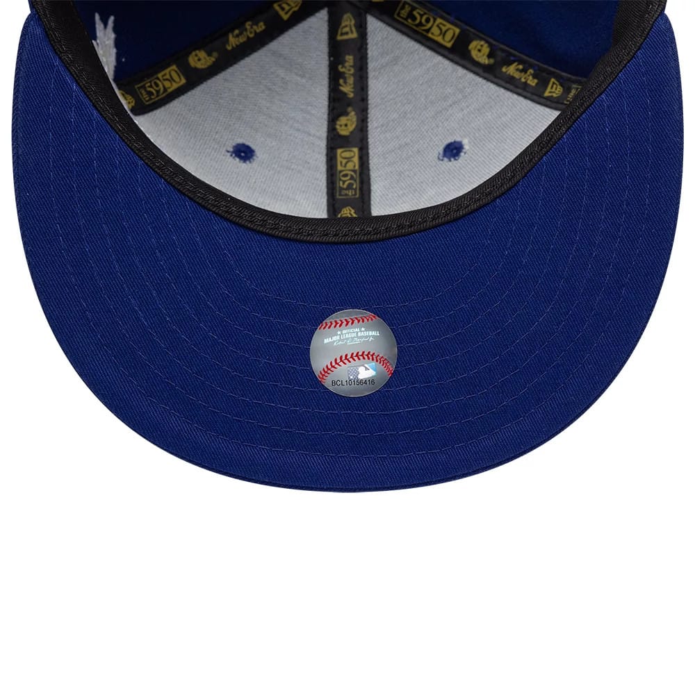 LA Dodgers MLB Scribble Dark Blue 59FIFTY Fitted Cap