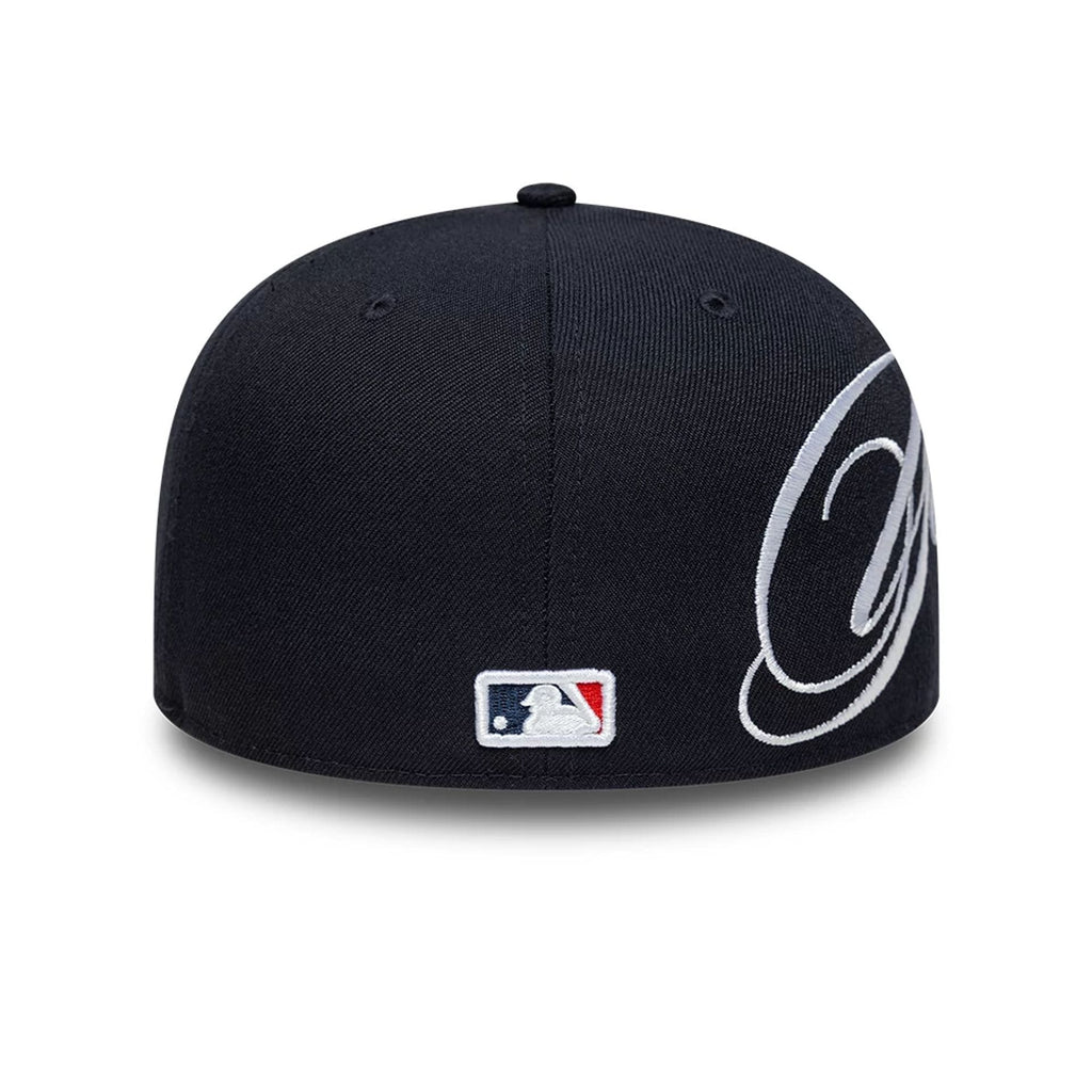 New York Yankees MLB Side Script Navy Low Profile 59FIFTY Fitted Cap
