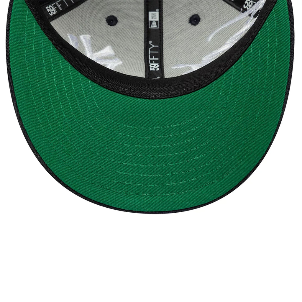 New York Yankees MLB Side Script Navy Low Profile 59FIFTY Fitted Cap