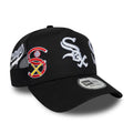 Chicago White Sox MLB Patch Black 9FORTY A-Frame Trucker Adjustable Cap