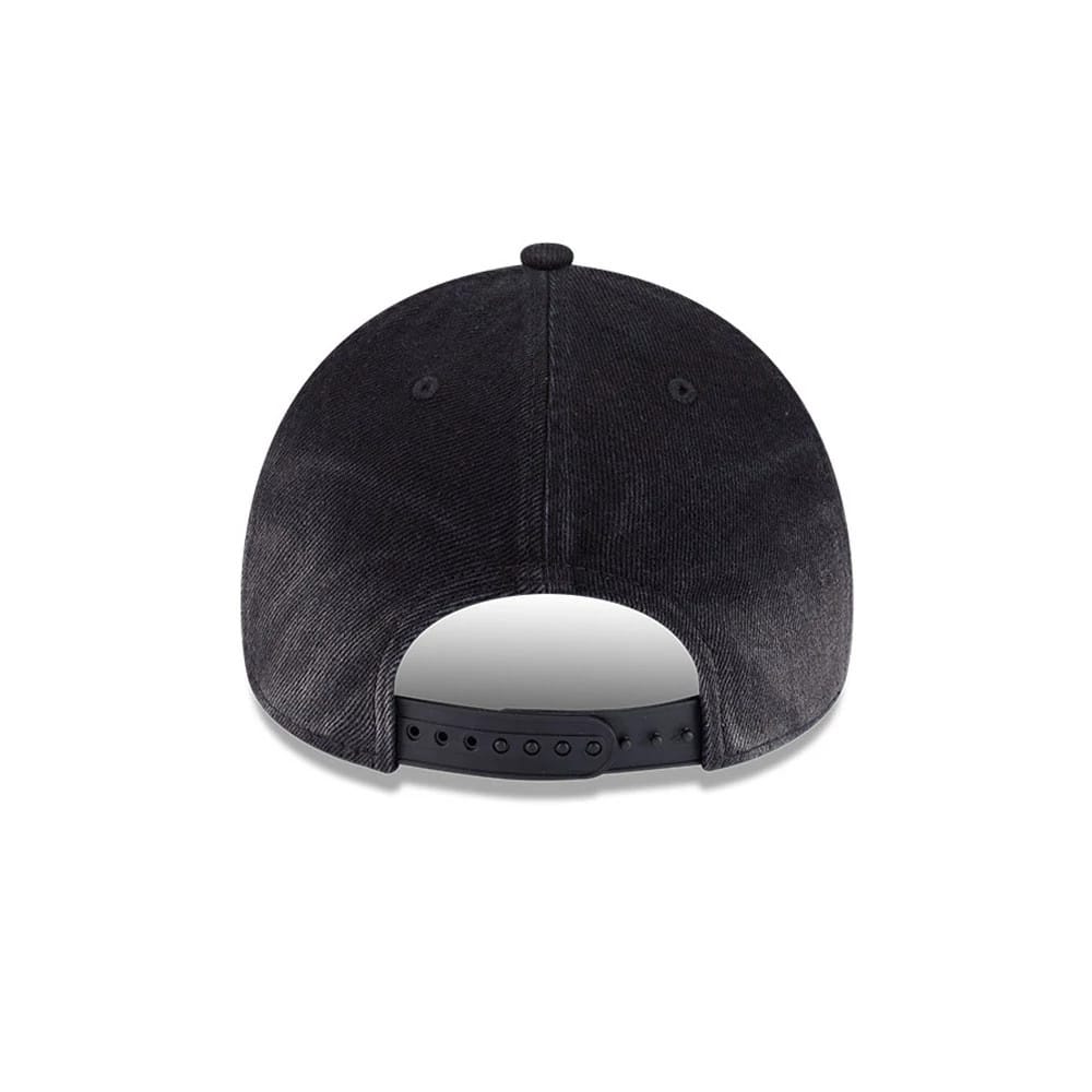 Dodgers MLB Washed Denim Black 9FORTY A-Frame Unstructured Adjustable Cap