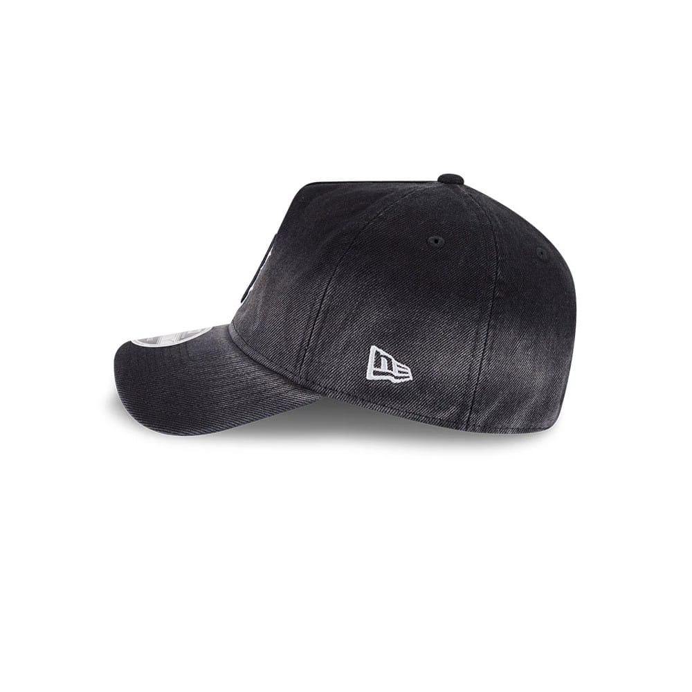 Red Sox MLB Washed Denim Black 9FORTY A-Frame Unstructured Adjustable Cap
