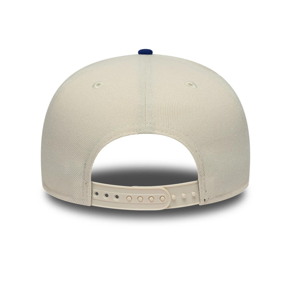Dodgers MLB Ombre Script Beige & Blue 9FIFTY Snapback Adjustable Cap