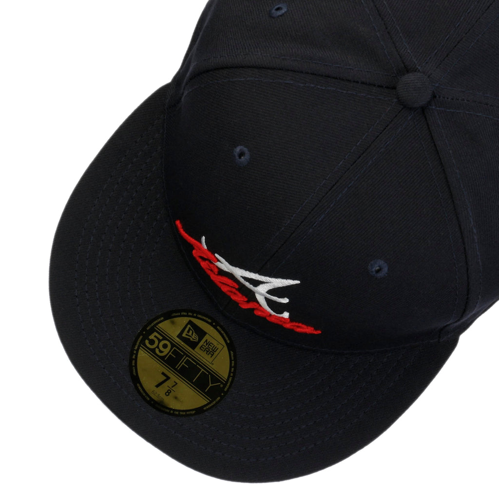 59Fifty Script Team Braves Cap