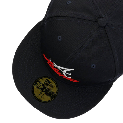 59Fifty Script Team Braves Cap