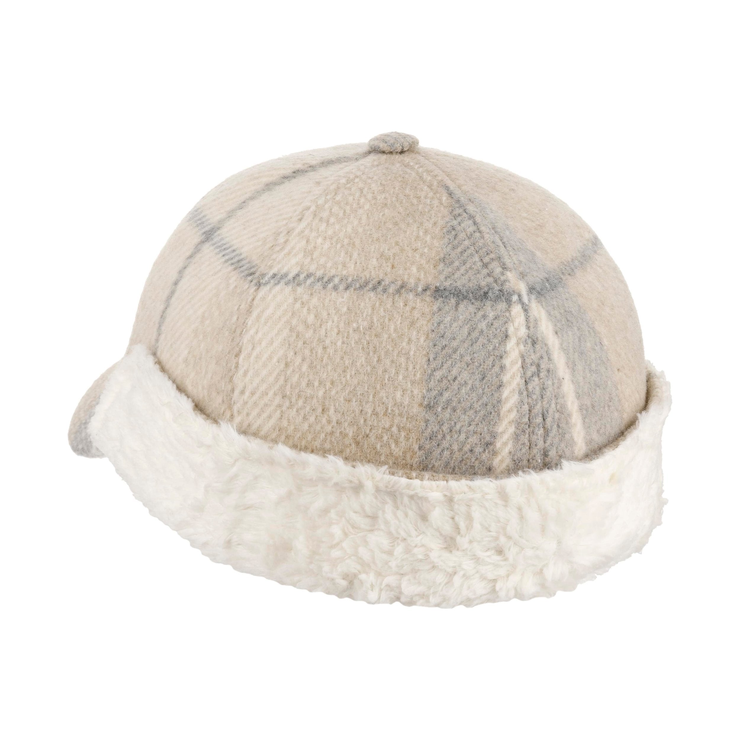 Taja Check Cap with Ear Flaps