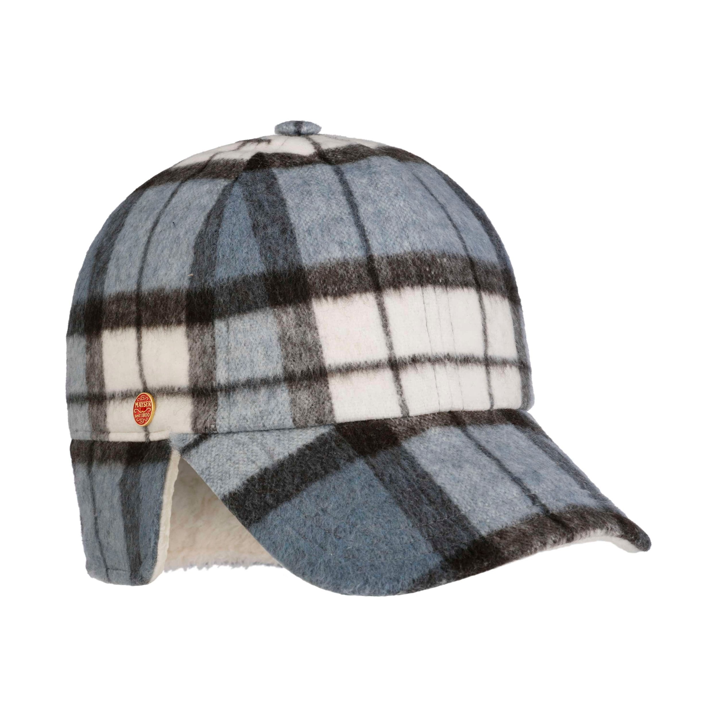 Taja Check Cap with Ear Flaps