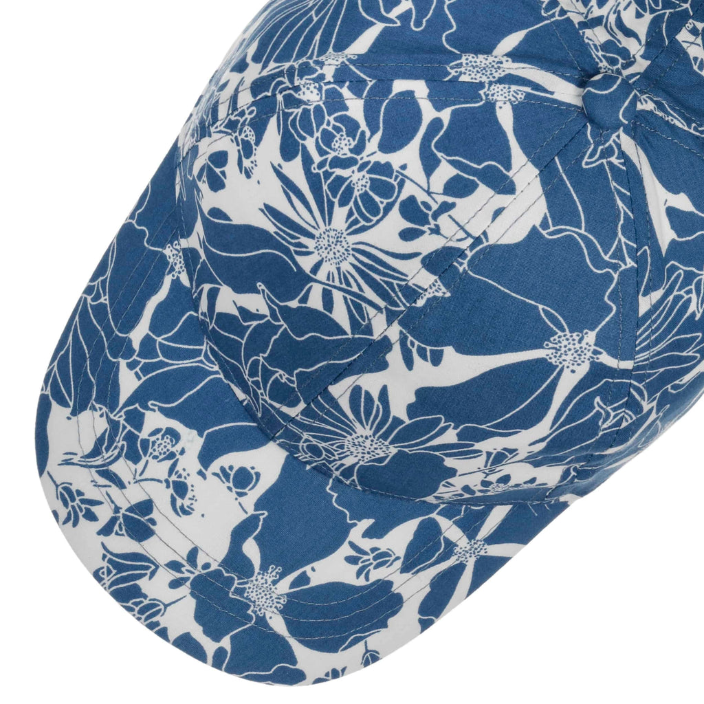 Twotone Flower Print Cap
