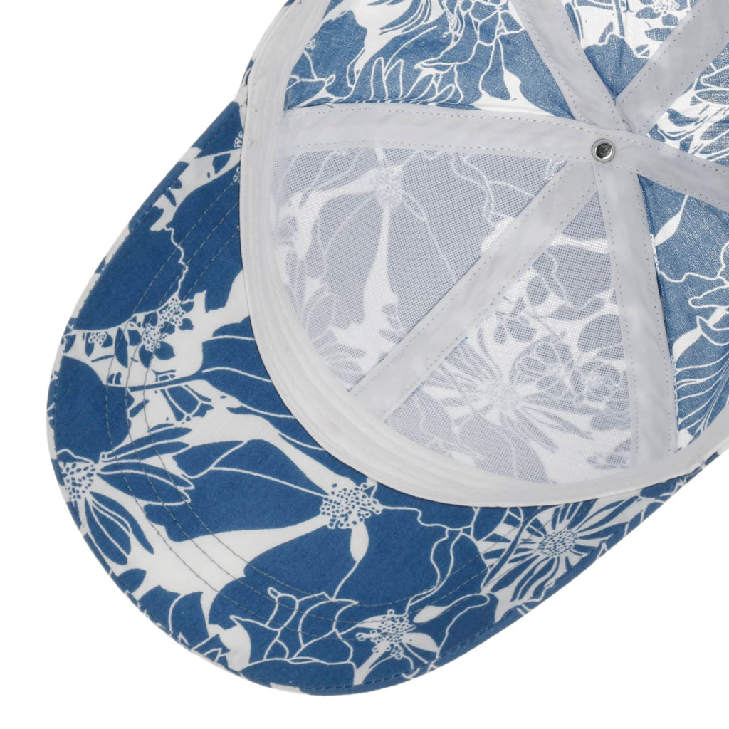 Twotone Flower Print Cap
