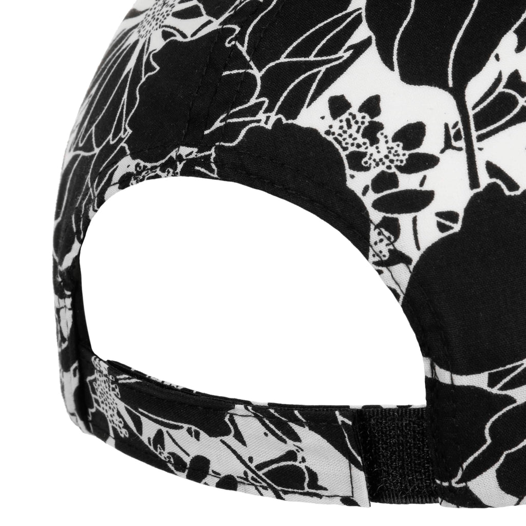 Twotone Flower Print Cap