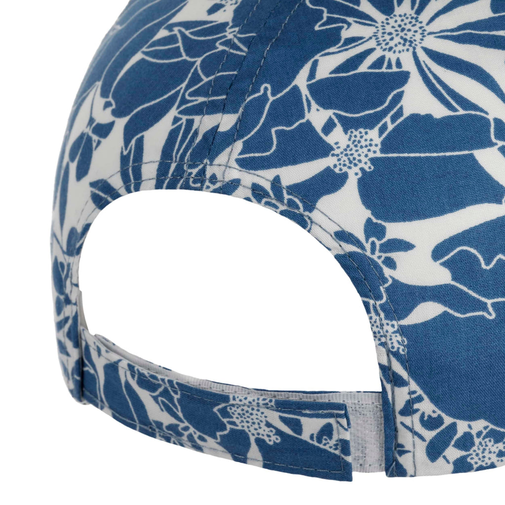 Twotone Flower Print Cap