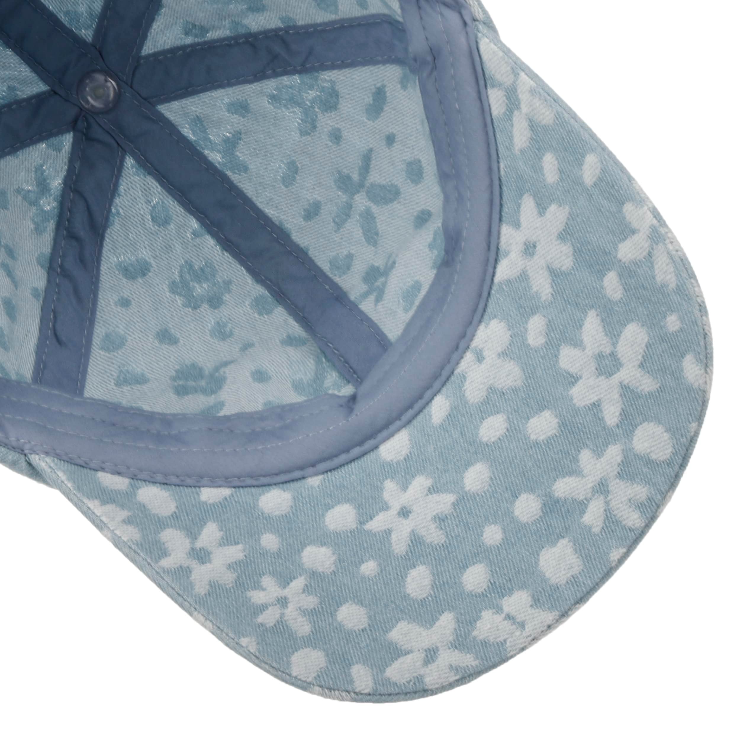 Flower Denim Cap