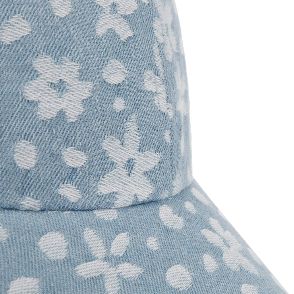 Flower Denim Cap