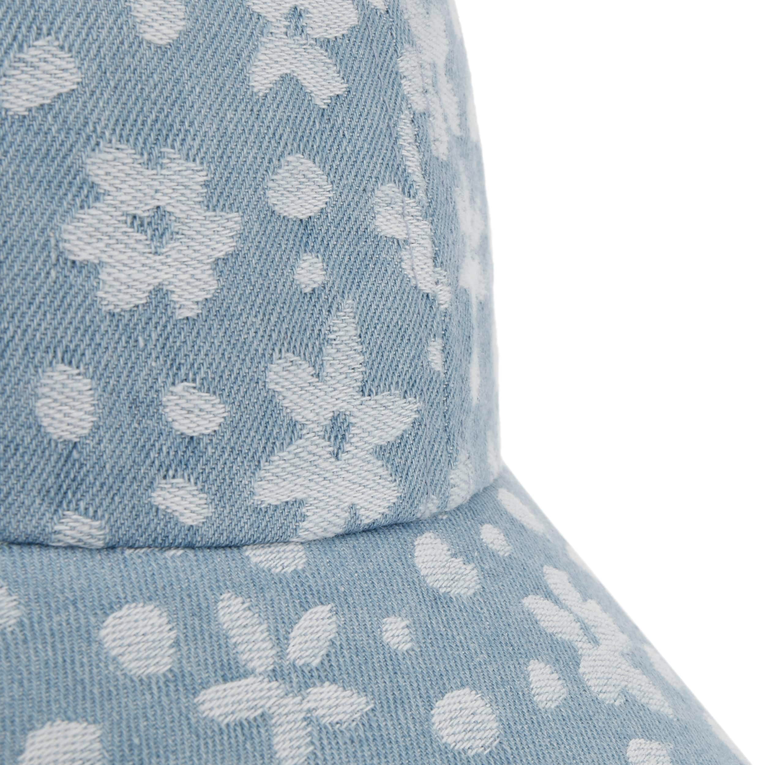Flower Denim Cap