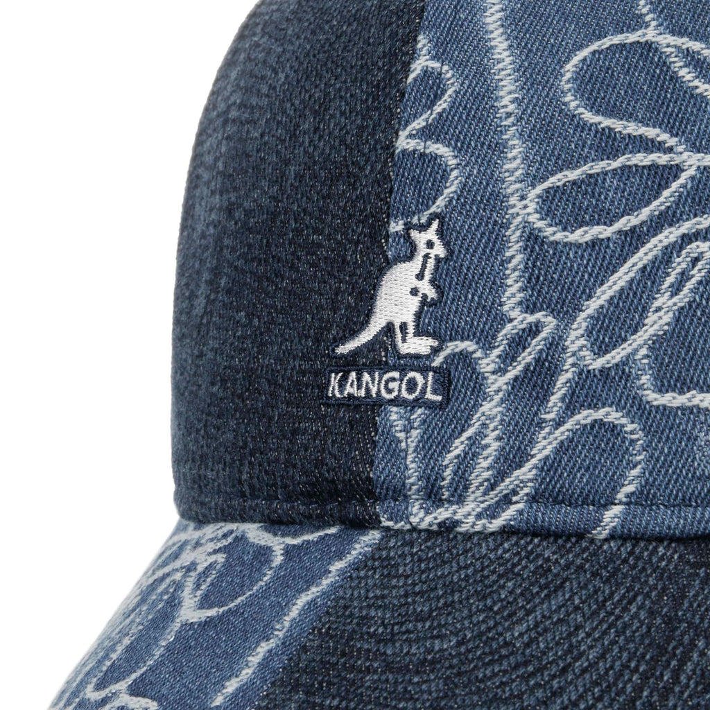 Denim Flower Mashup Cap