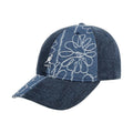 Denim Flower Mashup Cap