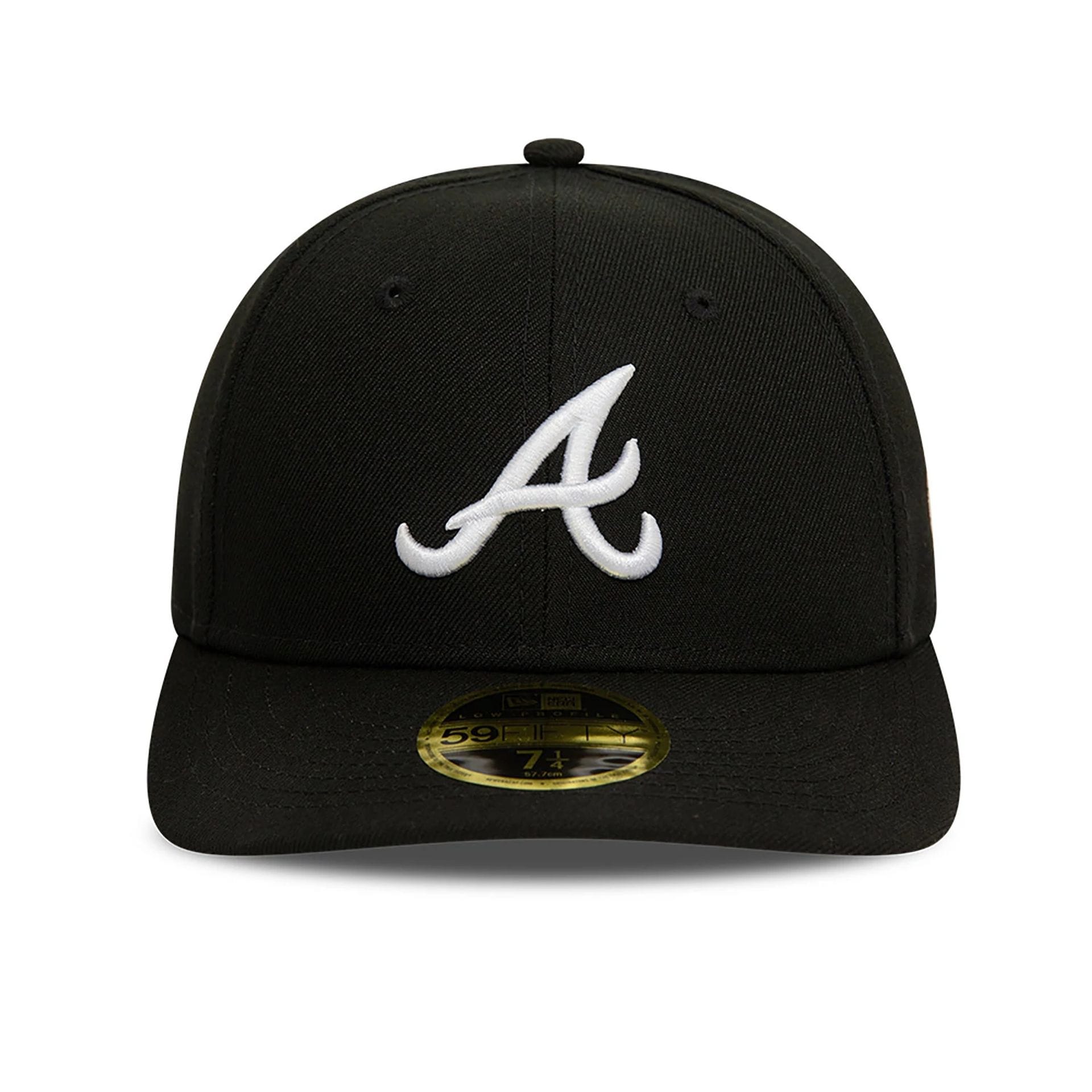 Atlanta Braves MLB Black Low Profile 59FIFTY Fitted Cap