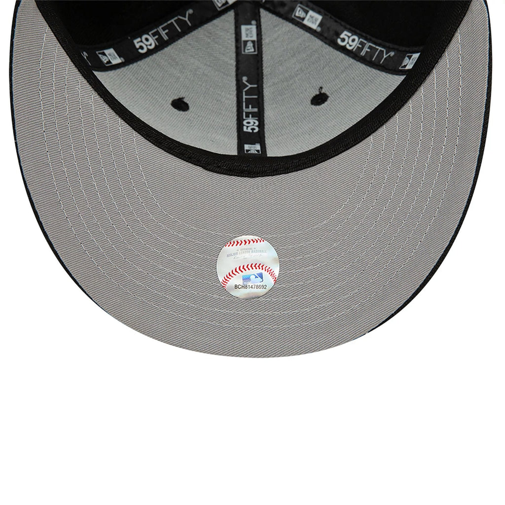 Atlanta Braves MLB Black Low Profile 59FIFTY Fitted Cap