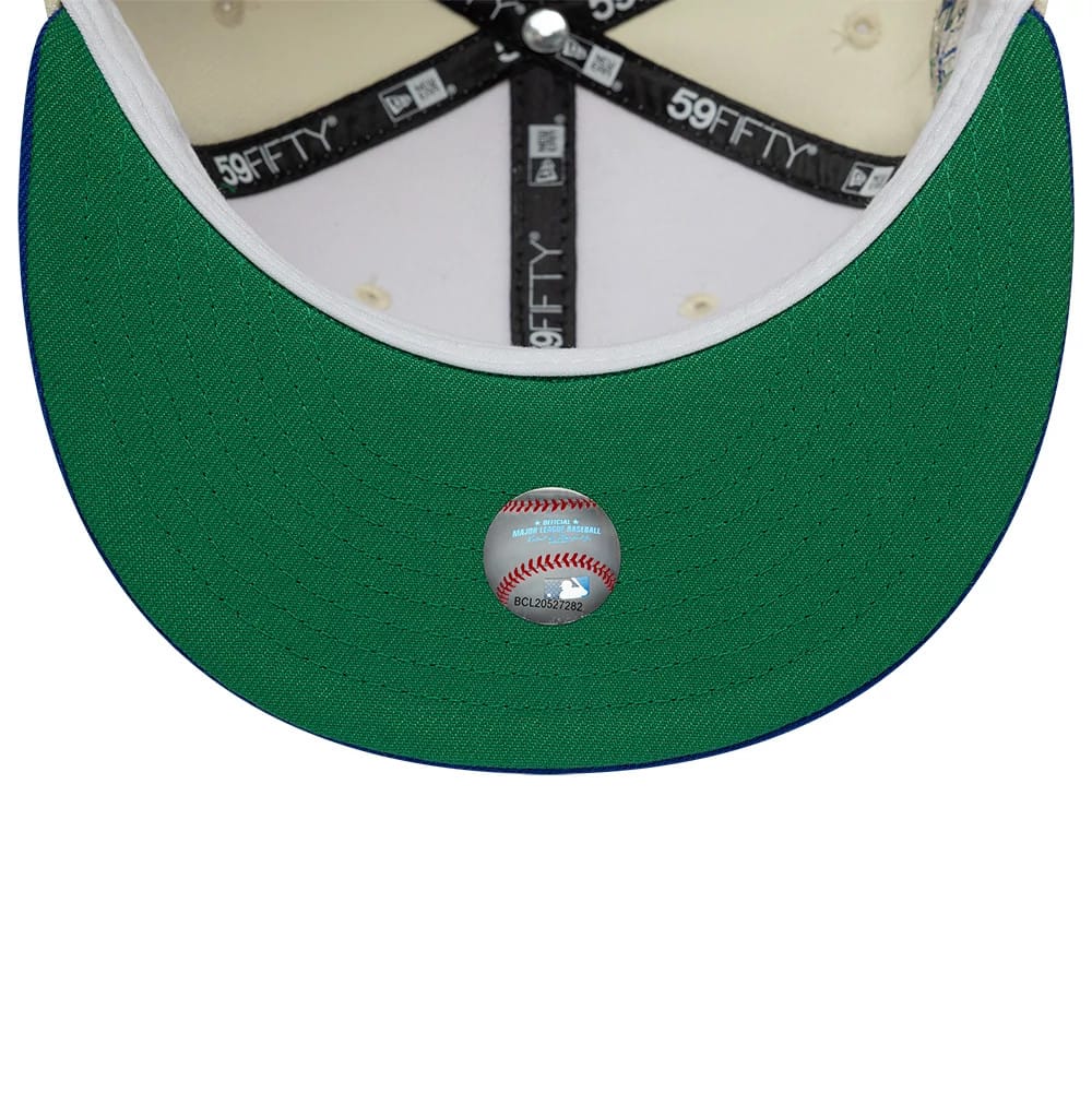 Texas Rangers MLB Cooperstown White & Blue 59FIFTY Fitted Cap