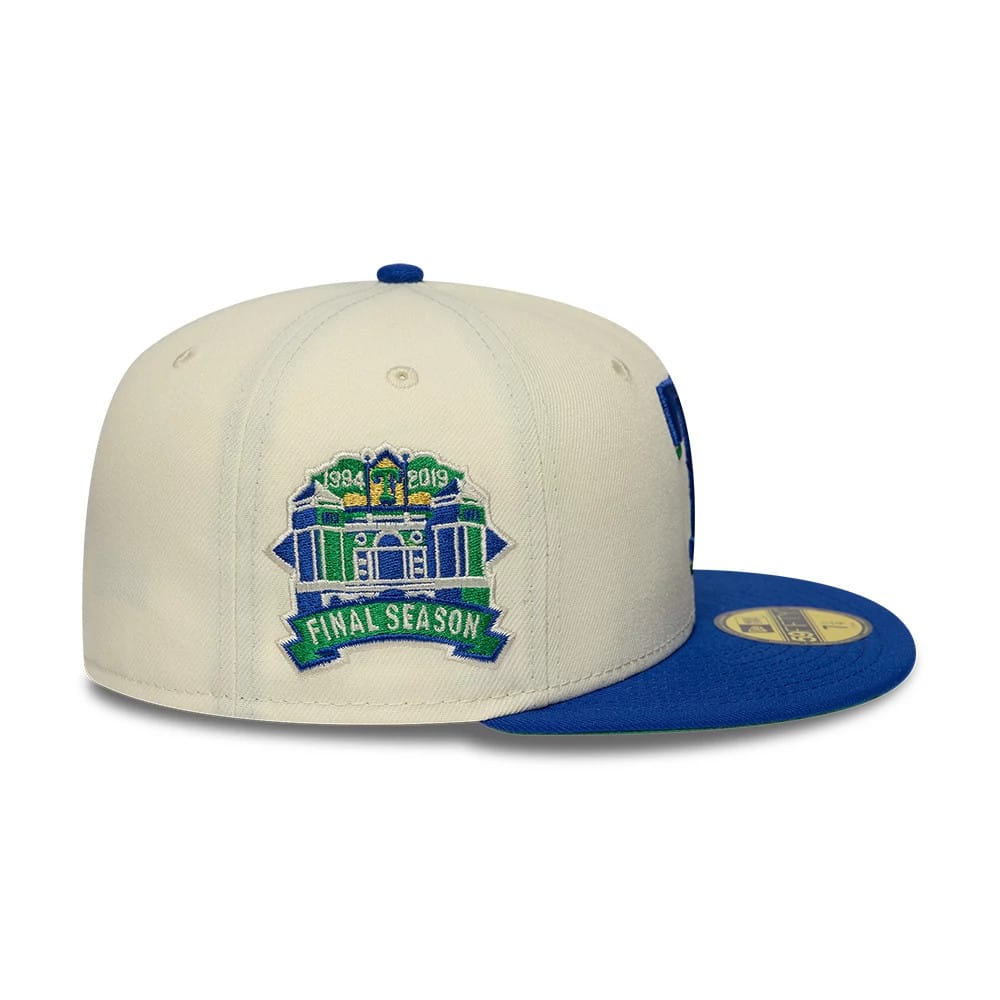 Texas Rangers MLB Cooperstown White & Blue 59FIFTY Fitted Cap