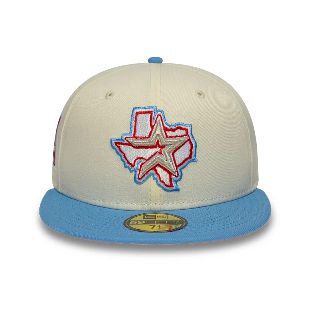 Houston Astros MLB Cooperstown Cream 59FIFTY Fitted Cap