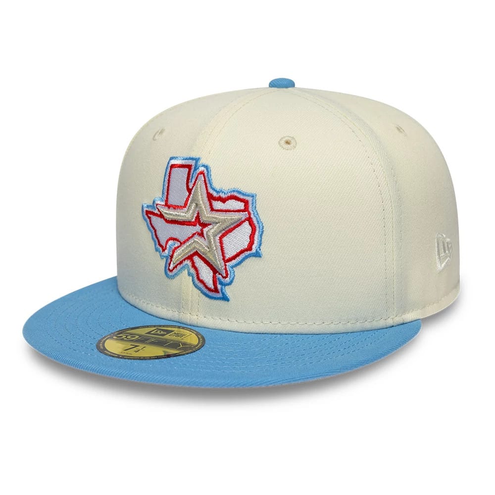Houston Astros MLB Cooperstown Cream 59FIFTY Fitted Cap