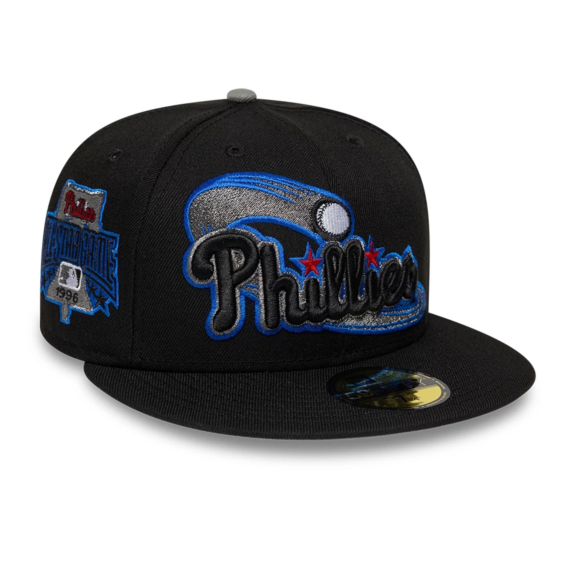 Philadelphia Phillies MLB Cooperstown Black 59FIFTY Fitted Cap