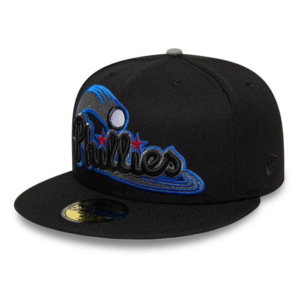Philadelphia Phillies MLB Cooperstown Black 59FIFTY Fitted Cap