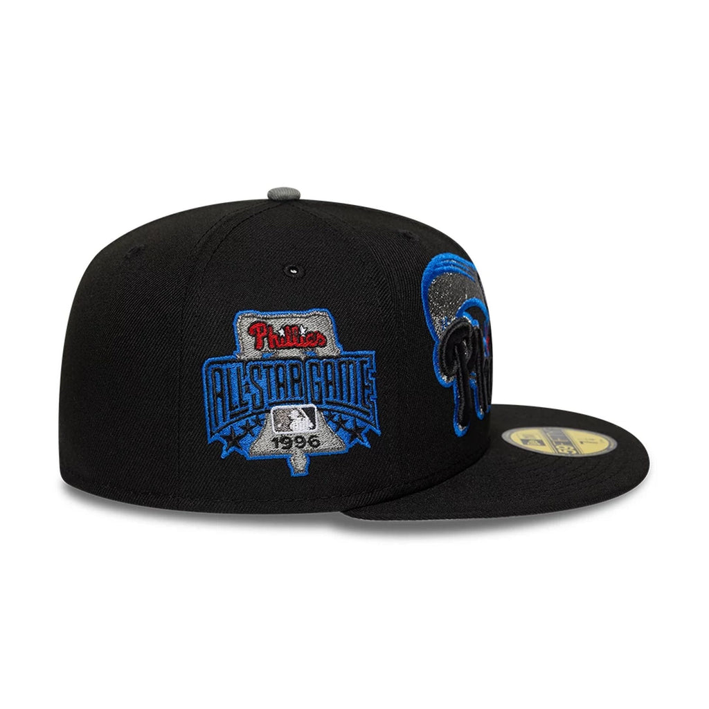 Philadelphia Phillies MLB Cooperstown Black 59FIFTY Fitted Cap