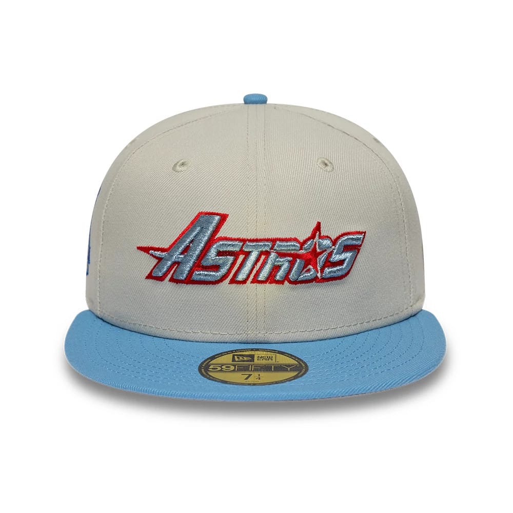 Houston Astros MLB Cooperstown Beige 59FIFTY Fitted Cap