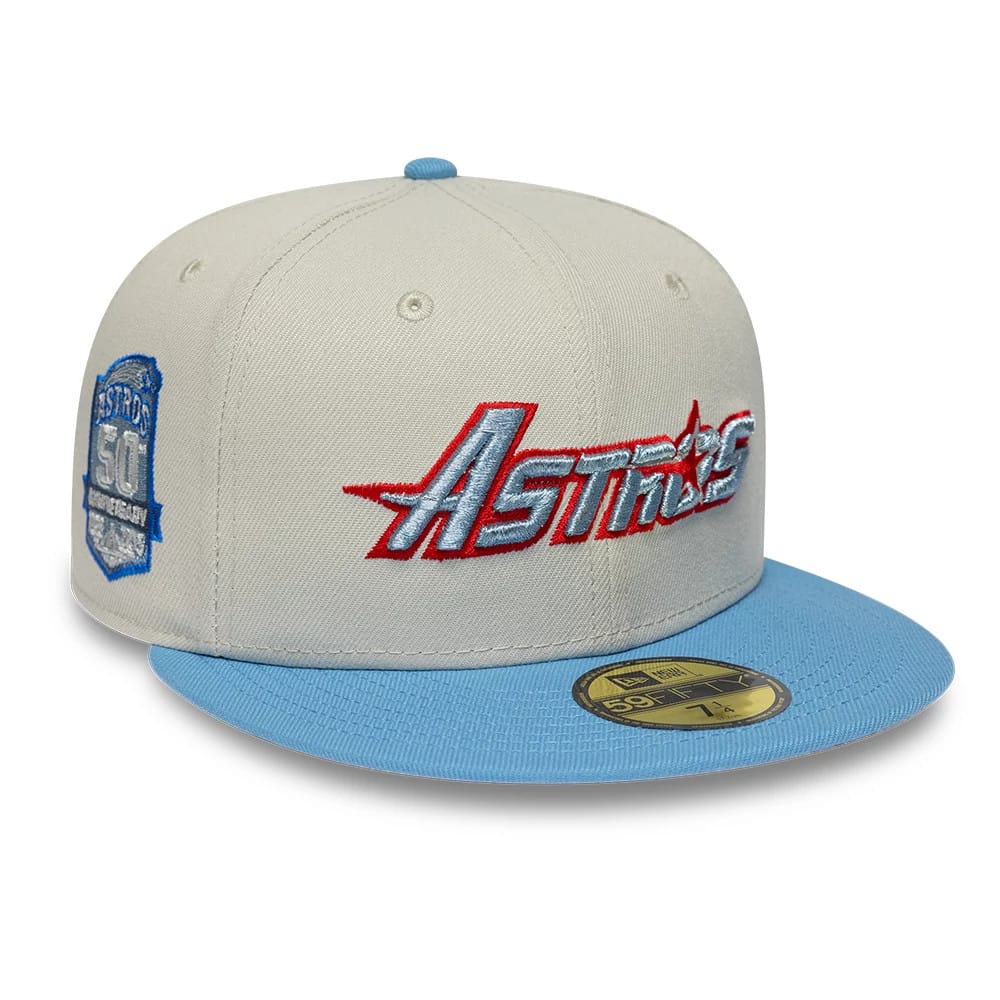 Houston Astros MLB Cooperstown Beige 59FIFTY Fitted Cap