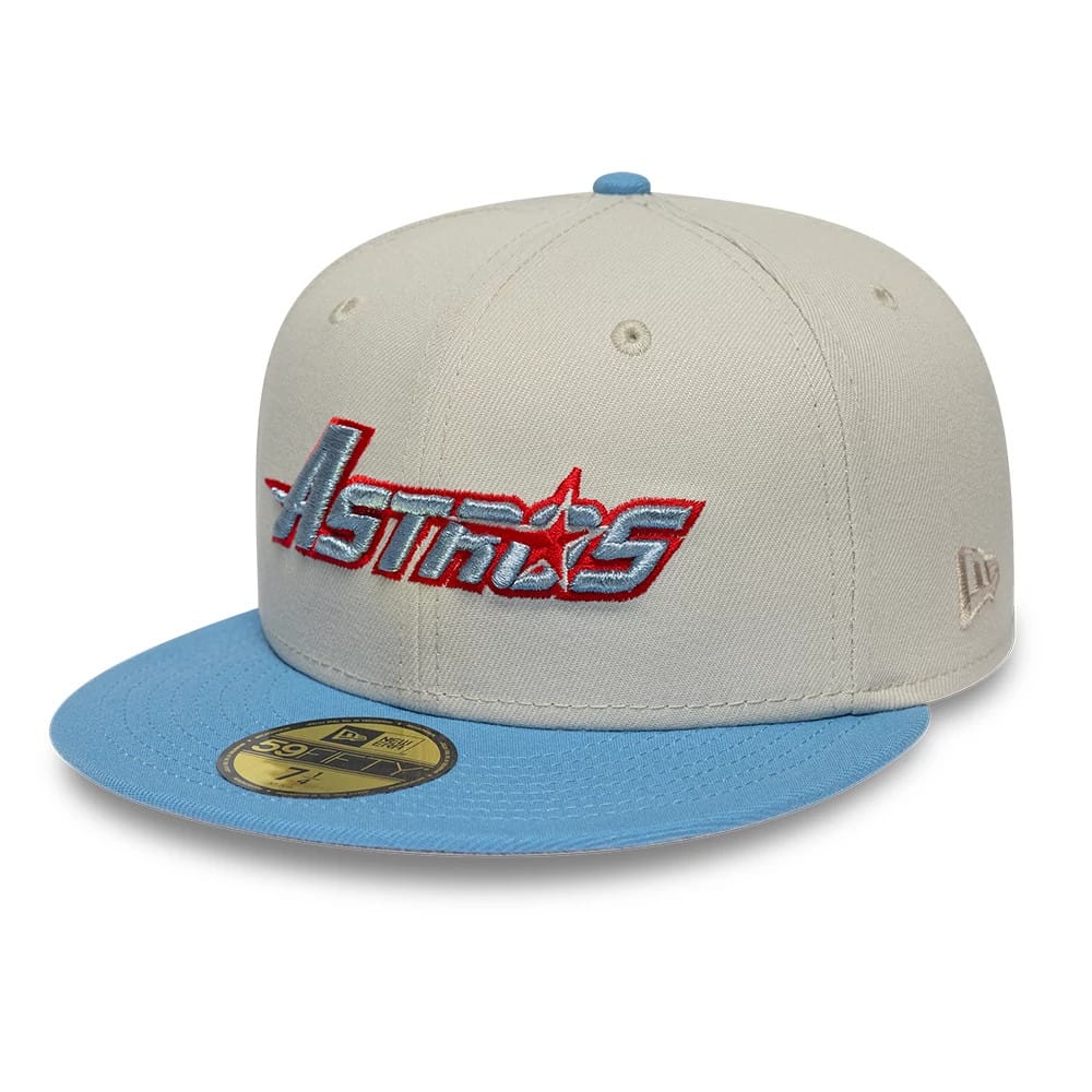 Houston Astros MLB Cooperstown Beige 59FIFTY Fitted Cap