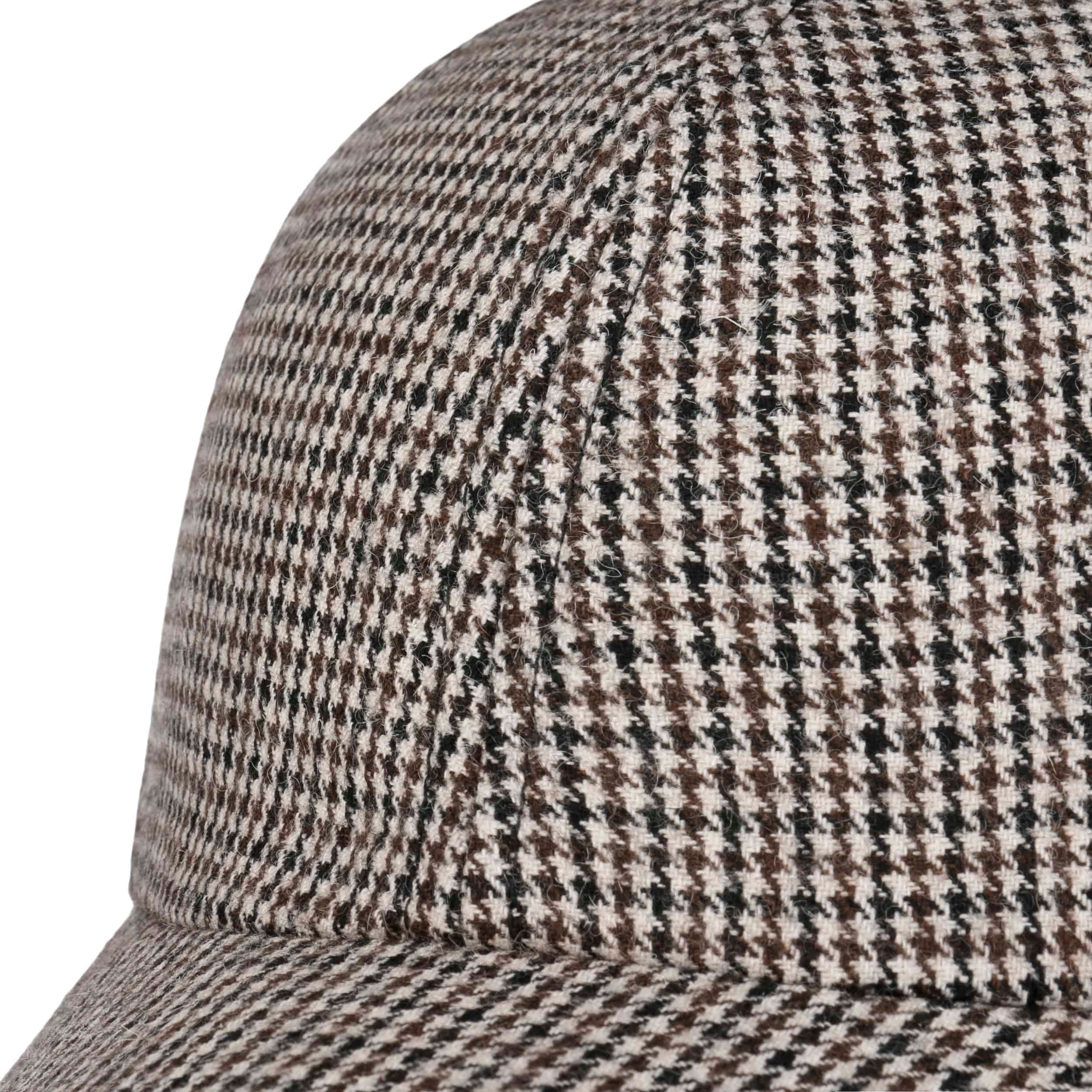Fine Houndstooth Cap
