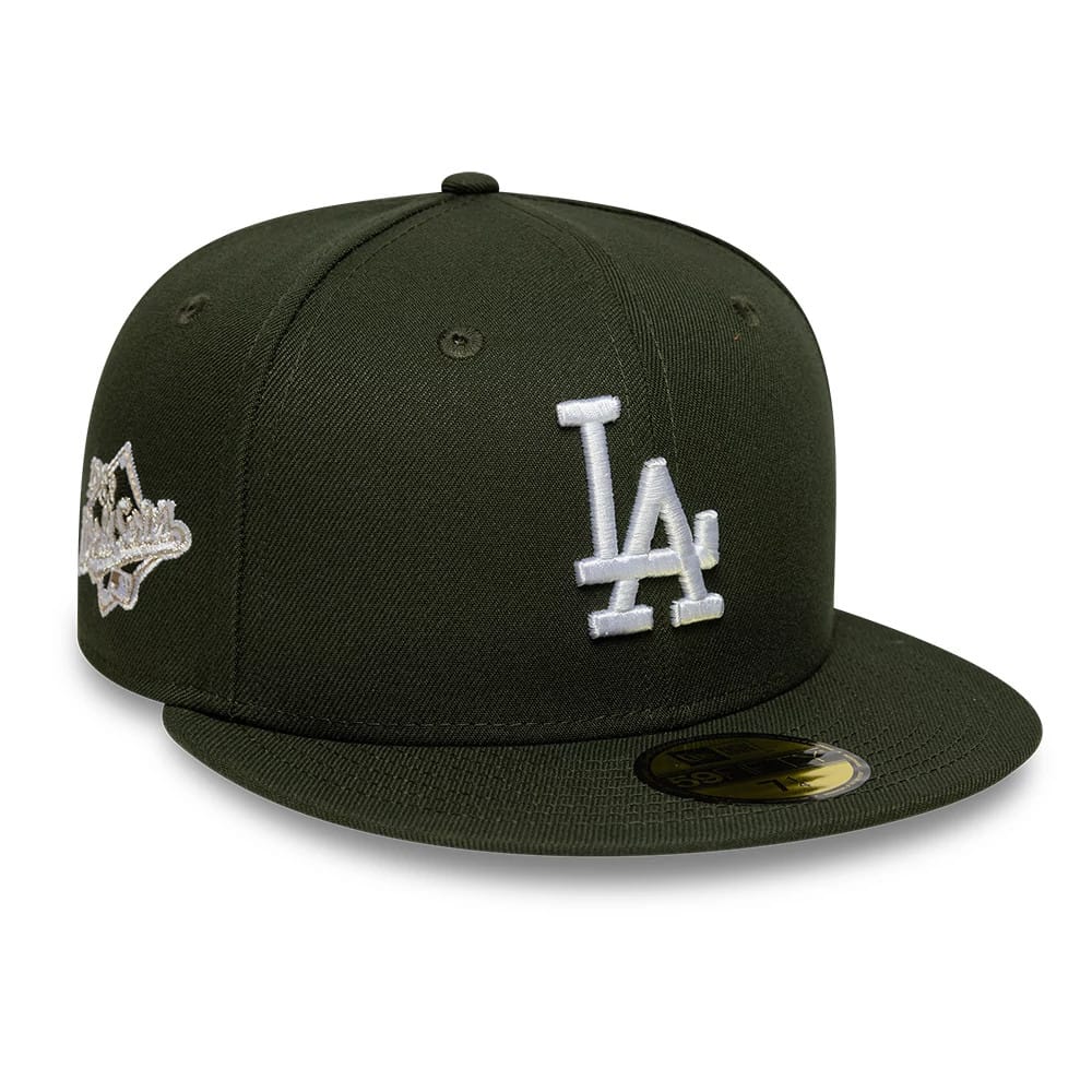 LA Dodgers MLB World Series Dark Green 59FIFTY Fitted Cap