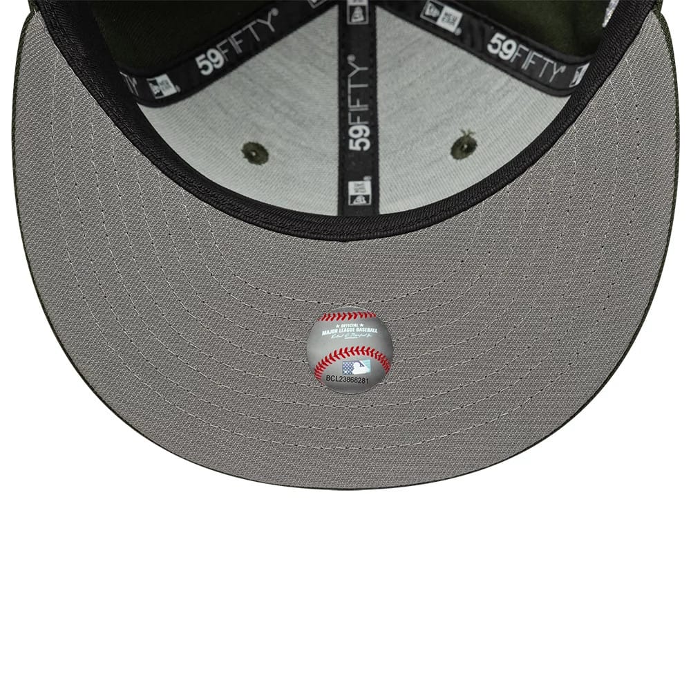 LA Dodgers MLB World Series Dark Green 59FIFTY Fitted Cap