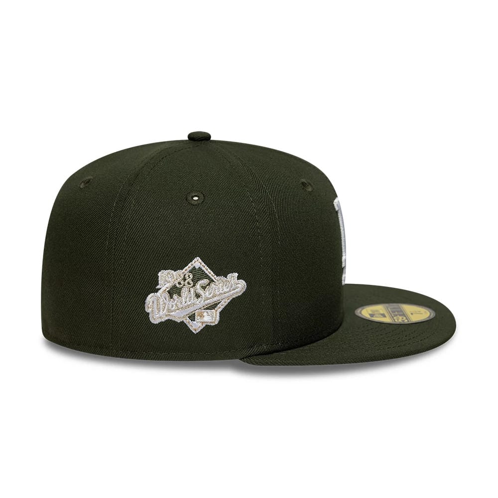 LA Dodgers MLB World Series Dark Green 59FIFTY Fitted Cap