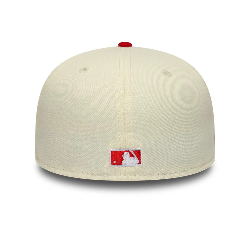 Chicago White Sox MLB Chrome Scarlet Cream 59FIFTY Fitted Cap
