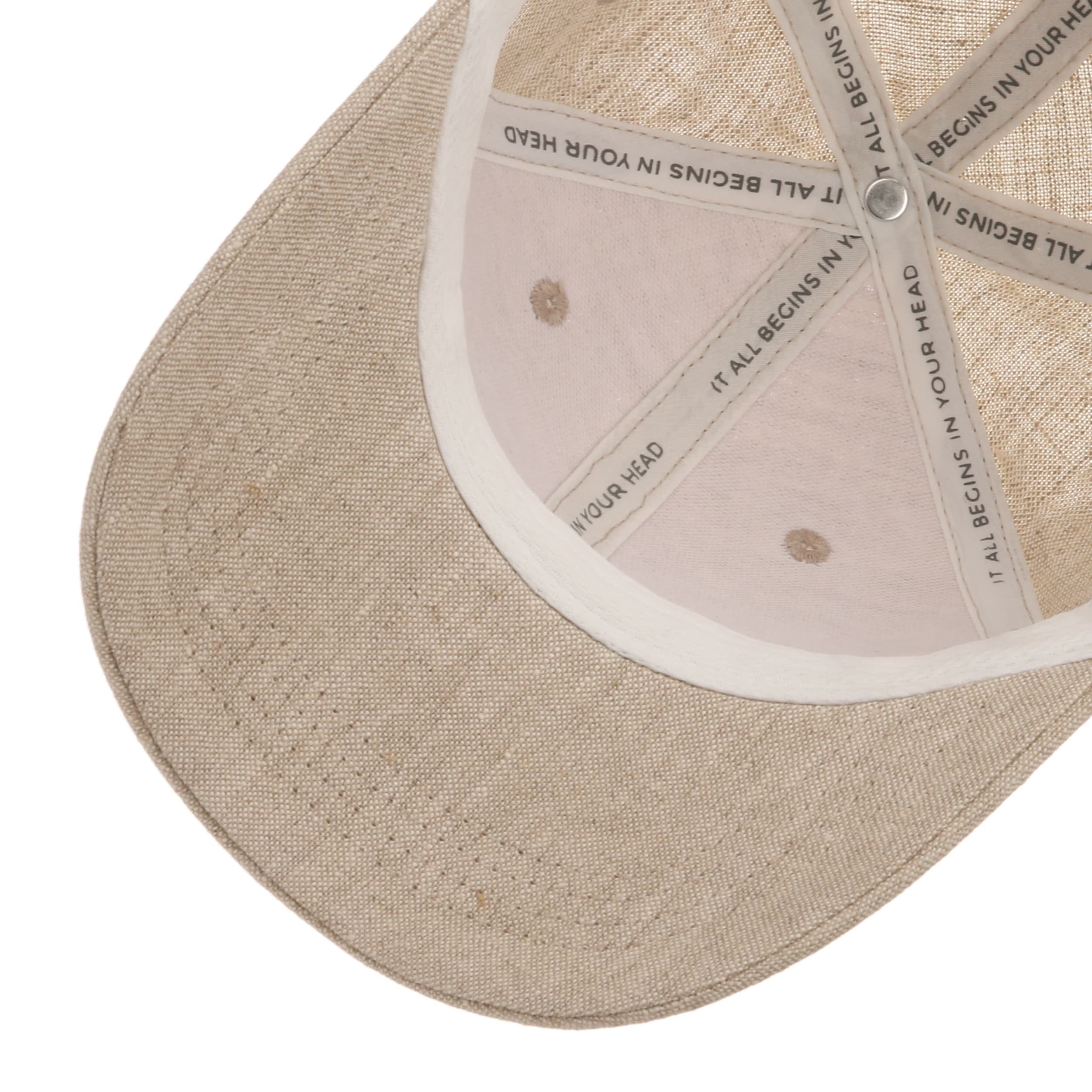 Merlot Linen Cap