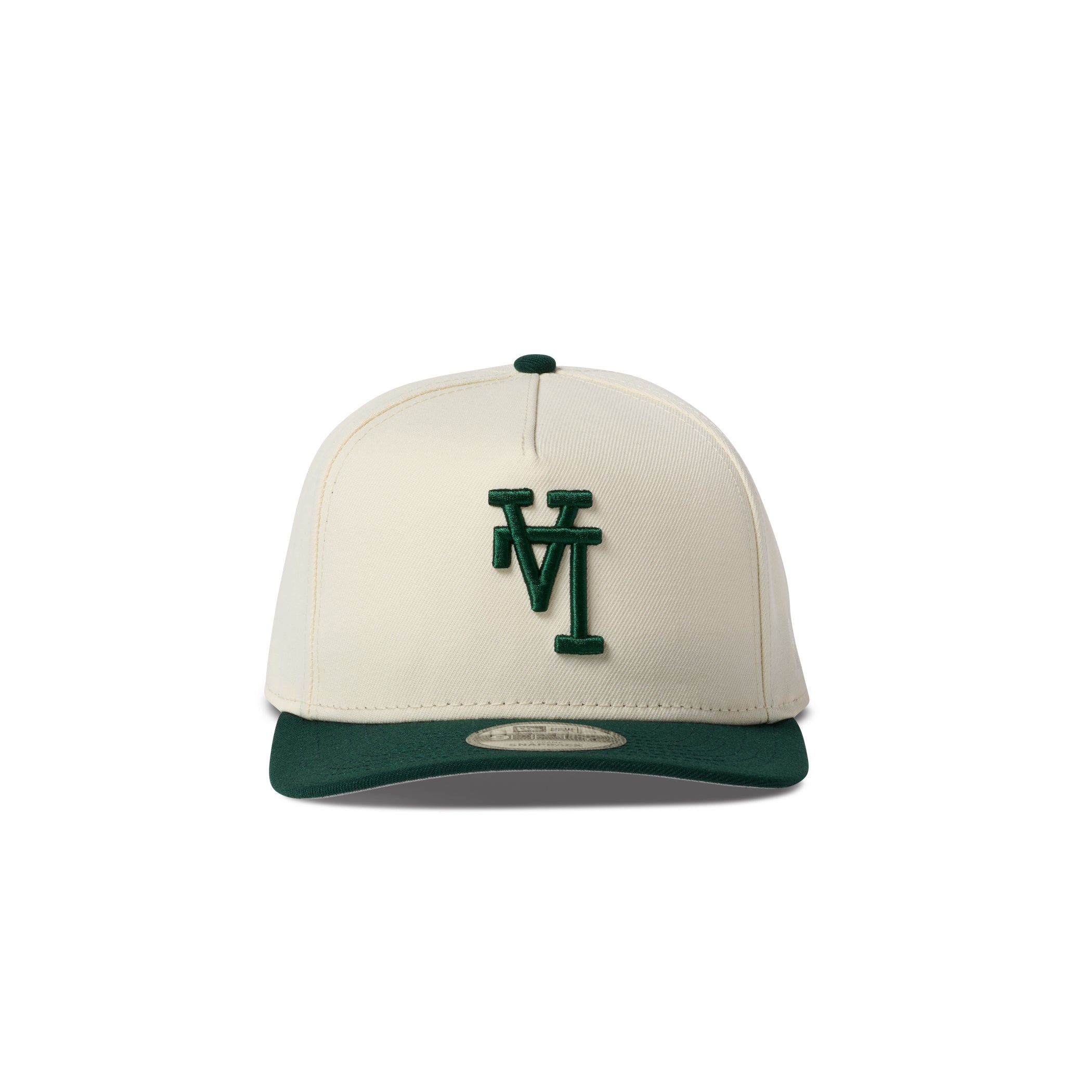 New Era Los Angeles Dodgers 9Fifty A Frame Curve Upside Down Snapback Two Tone Green