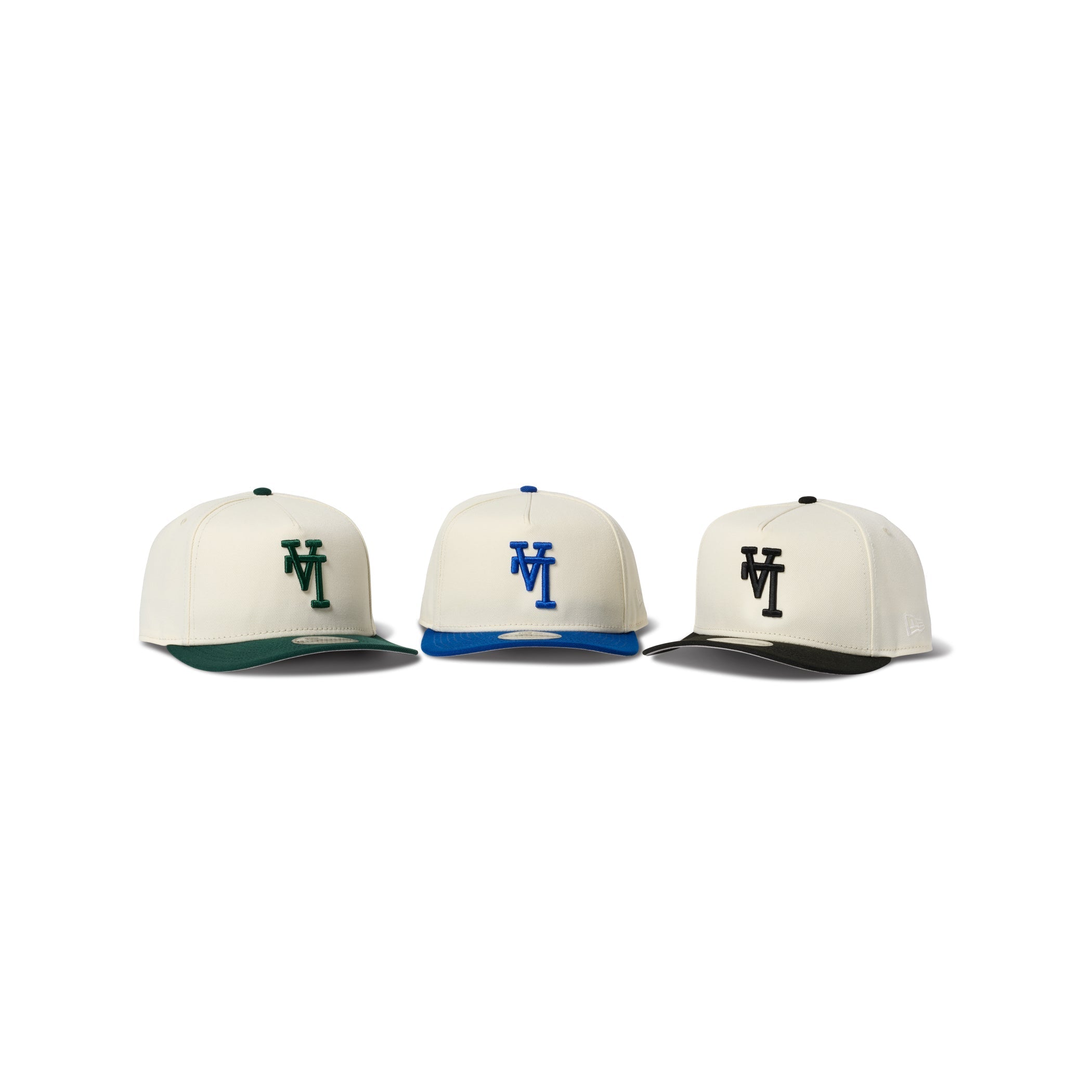 New Era Los Angeles Dodgers 9Fifty A Frame Curve Upside Down Snapback Two Tone Green