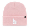 Los Angeles Dodgers Beanie Knit 47 Brand Fold Pink