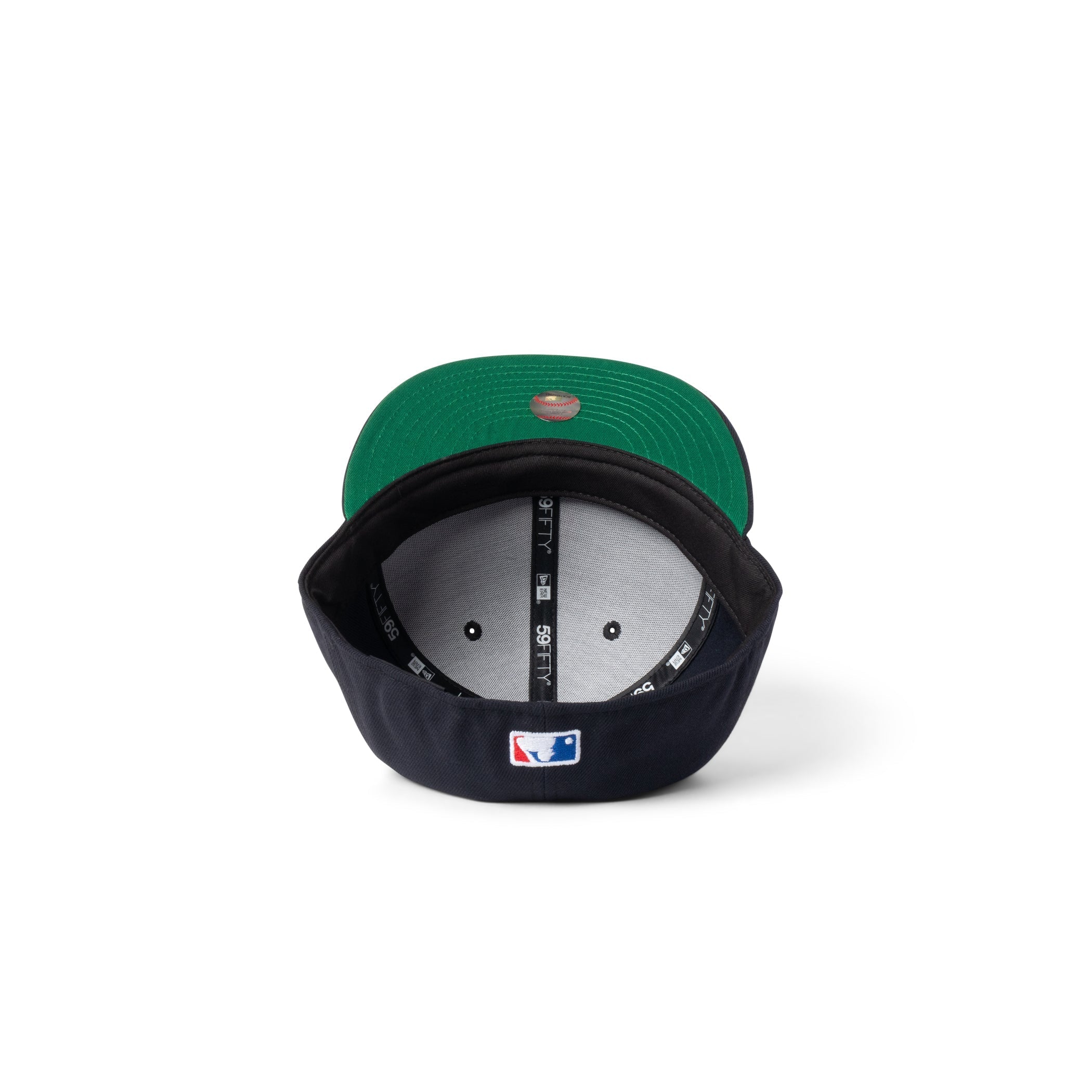 New Era Yankees Micro Club Logo 59Fifty Fitted Navy
