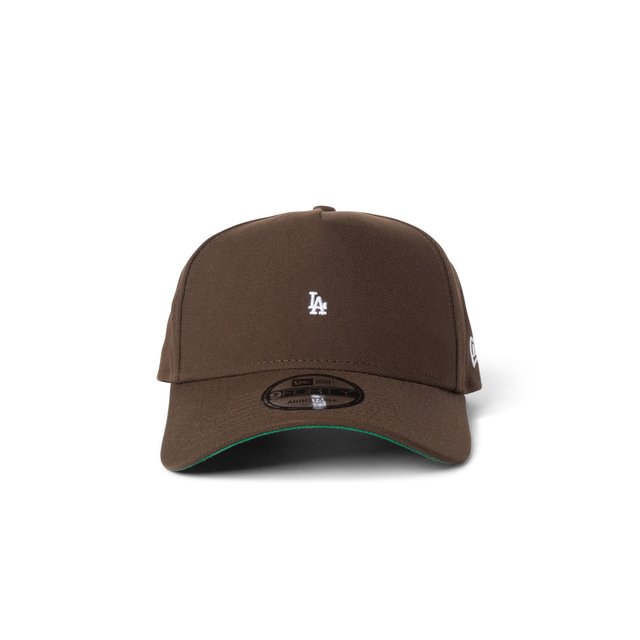 New Era Dodgers Super Micro Logo 9Forty A Frame Snapback Walnut