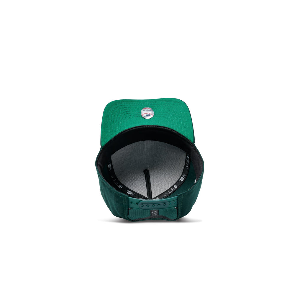 New Era Dodgers Micro Logo 9Fifty A Frame Snapback Dark Green