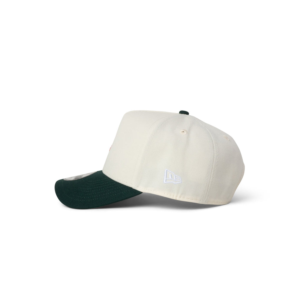 New Era Dodgers Super Micro Logo 9Forty A Frame Snapback Chrome/Dark Green