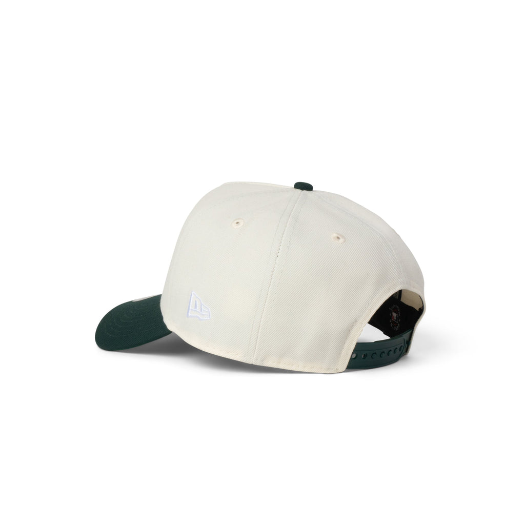New Era Dodgers Super Micro Logo 9Forty A Frame Snapback Chrome/Dark Green
