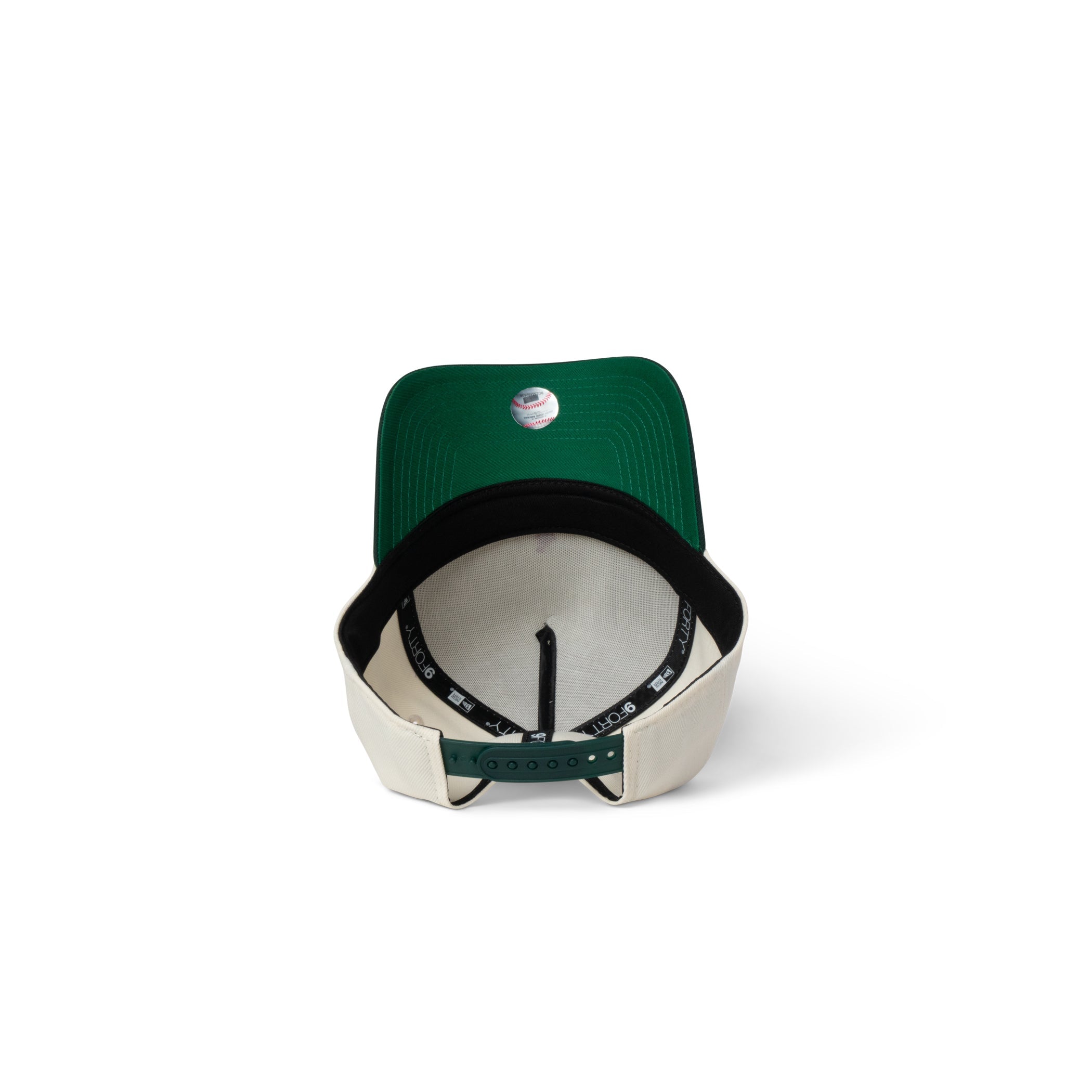 New Era Dodgers Super Micro Logo 9Forty A Frame Snapback Chrome/Dark Green